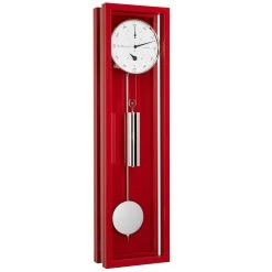 Hermle Mechanical Precision Movement 31 Days Power Reserve Red Long Case Wall Clock 71006-360761