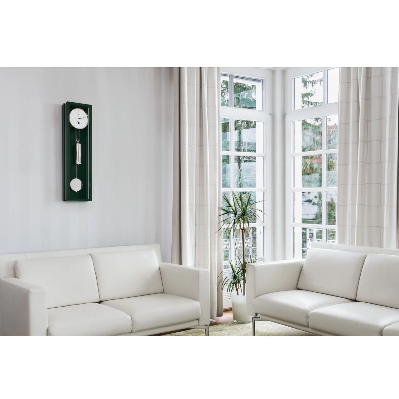 Hermle Mechanical Precision Movement 31 Days Power Reserve Bright Green Long Case Wall Clock 71006-V40761 7 Hermle Mechanical Precision Movement 31 Days Power Reserve Bright Green Long Case Wall Clock 71006-V40761 - Image 5