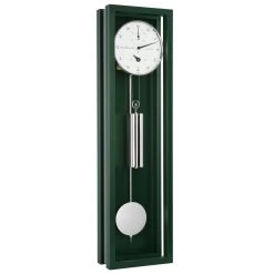 Hermle Mechanical Precision Movement 31 Days Power Reserve Bright Green Long Case Wall Clock 71006-V40761