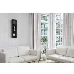 Hermle Mechanical Precision Movement 31 Days Power Reserve Black With Black Dial Long Case Wall Clock 71007-740761 -Fashion Watch Shop 71007 740761 1 90049.1654200009 1