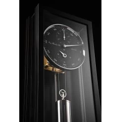 Hermle Mechanical Precision Movement 31 Days Power Reserve Black With Black Dial Long Case Wall Clock 71007-740761 -Fashion Watch Shop 71007 740761 3 29947.1654200009 1