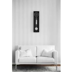 Hermle Mechanical Precision Movement 31 Days Power Reserve Black With Black Dial Long Case Wall Clock 71007-740761 -Fashion Watch Shop 71007 740761 21641.1654200009