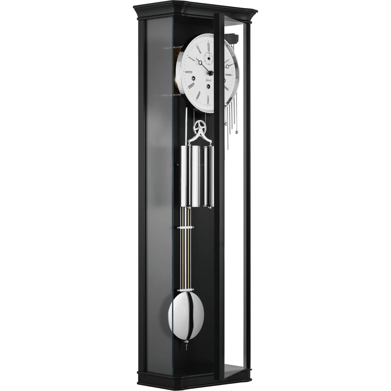 Hermle Regulator Mechanical Movement 8 Day Westminster Chime Black Clock 71009-740351 5 Hermle Regulator Mechanical Movement 8 Day Westminster Chime Black Clock 71009-740351 - Image 3