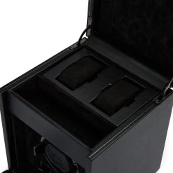 Wolf British Racing Single Watch Winder With Storage In Black 792102 -Fashion Watch Shop 792102 4 1 17477.1675321813
