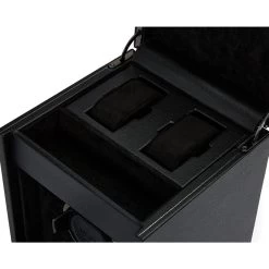 Wolf British Racing Single Watch Winder With Storage In Black 792102 -Fashion Watch Shop 792102 5 95434.1675321815