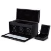 Wolf British Racing Triple Watch Winder With Storage In Black 792302 -Fashion Watch Shop 792302 4 1 68955.1675954791