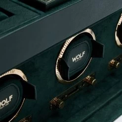 WOLF British Racing Green Triple Watch Winder With Storage 792341 -Fashion Watch Shop 792341 4 04572.1624132510