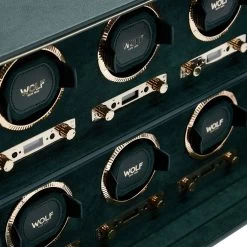 WOLF British Racing Green 8 Piece Watch Winder 792541 -Fashion Watch Shop 792541 2 18021.1616645320