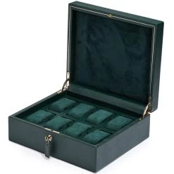 WOLF British Racing Green 8 Piece Watch Box 792641