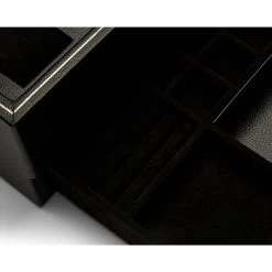 Wolf British Racing Black 10 Piece Watch Box With Storage 792802 -Fashion Watch Shop 792802 7 1 78641.1684992488