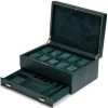 WOLF British Racing Green 10 Piece Watch Box With Storage 792841 -Fashion Watch Shop 792841 2 90018.1640101104 1