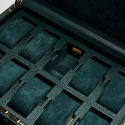 WOLF British Racing Green 10 Piece Watch Box With Storage 792841 -Fashion Watch Shop 792841 6 22098.1640101104 2