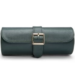 WOLF British Racing Green Triple Watch Roll 792941 -Fashion Watch Shop 792941 98153.1619887120