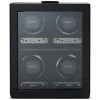 Wolf British Racing 4 Piece Watch Winder In Black 793002 -Fashion Watch Shop 793002 1 23469.1675322032