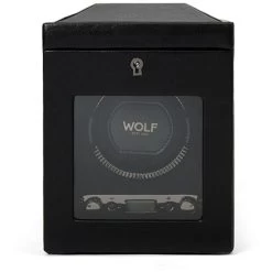 Wolf British Racing Single Watch Winder In Black 793102