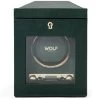 Wolf British Racing Single Watch Winder In Green 793141 -Fashion Watch Shop 793141 1 70243.1676024318
