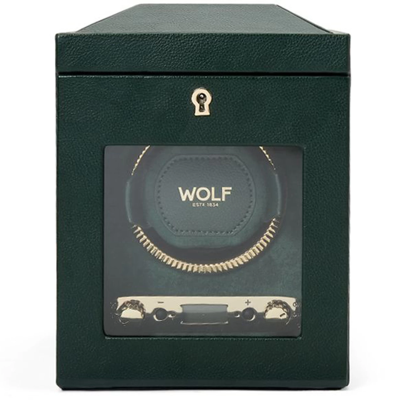 Wolf British Racing Single Watch Winder In Green 793141