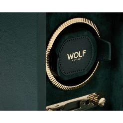 Wolf British Racing Single Watch Winder In Green 793141 -Fashion Watch Shop 793141 5 16238.1675321652