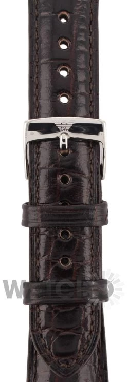 Armani Replacement Watch Strap For AR0203 Brown Genuine Leather With Free Connecting Pins -Fashion Watch Shop AR0203 3 00573.1430998600
