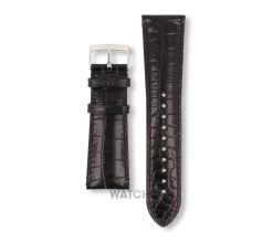 Armani Replacement Watch Strap For AR0263 Black Genuine Leather With Free Connecting Pins