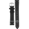 Hirsch Liberty Replacement Watch Strap Black Genuine Textured Leather 18mm With Free Connecting Pins -Fashion Watch Shop Hirsch Liberty Black 18 1 64392.1441900030