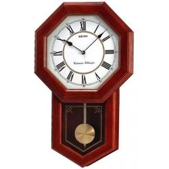 Seiko Westminster/Whittington Dual Chime Pendulum Wall Clock QXH110B