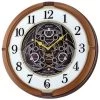 Seiko Metallic Brown Melody In Motion Musical Wall Clock QXM380B -Fashion Watch Shop QXM380B 91110.1652625476