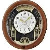 Seiko Alder Wooden Case Melodies In Motion Musical Wall Clock QXM383B -Fashion Watch Shop QXM383B 13798.1669035774