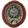 Seiko Melodies In Motion Mahogany Brown Musical Wall Clock QXM392B -Fashion Watch Shop QXM392B 66140.1645768034