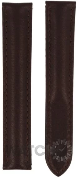 Replacement Genuine Brown Leather Strap For Tag Heuer 17mm