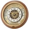 Seiko Melodies In Motion Brown Wooden Case Musical Wall Clock QXM381B -Fashion Watch Shop qxm381b 39024.1572068395