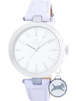 Radley Replacement White Leather Watch Strap 16mm For RY2047 With Free Pins