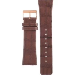 Skagen Replacement Brown Leather Watch Strap 25mm For 925XLRLD With Free Connecting Screw