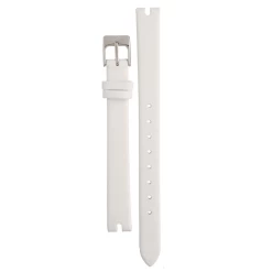 Skagen Watch 10mm Replacement Strap For SKW2012 White Leather With Free Connecting Pins