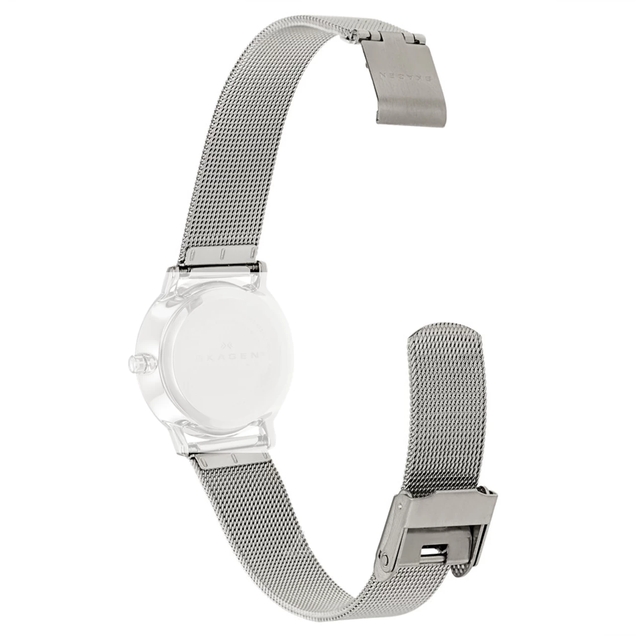 Skagen Replacement Silver Mesh Watch Strap 14mm For 804SSS With Free Connecting Pins